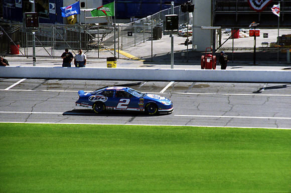 NASCAR Kurt Busch 2 Miller Lite Dodge Charger qualifying 2007 Daytona 500