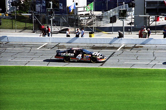 NASCAR Ward Burton 4 State Water Heaters Chevy Monte Carlo SS qualifying 2007 Daytona 500