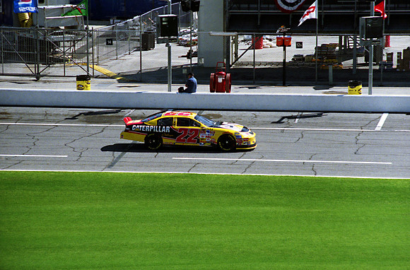 NASCAR Dave Blaney 22 Caterpillar Toyota Camry qualifying 2007 Daytona 500