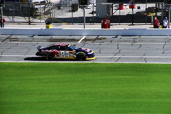 NASCAR  A J Allmendinger 84 Red Bull Toyota Camry qualifying 2007 Daytona 500