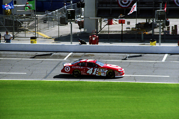 NASCAR Reed Sorenson 41 Target Dodge Charger qualifying 2007 Daytona 500