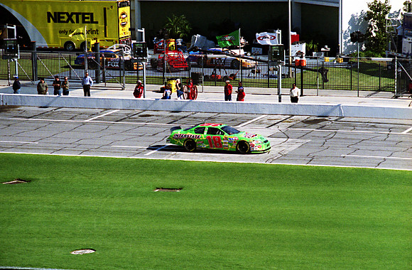 NASCAR JJ Yeley 18 Interstate Batteries Chevy Monte Carlo SS qualifying 2007 Daytona 500