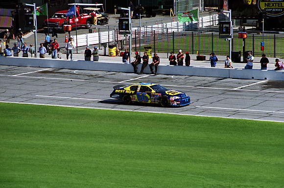 NASCAR Jeff Green 66 Best Buy Haas Automation Chevy Monte Carlo SS qualifying 2007 Daytona 500