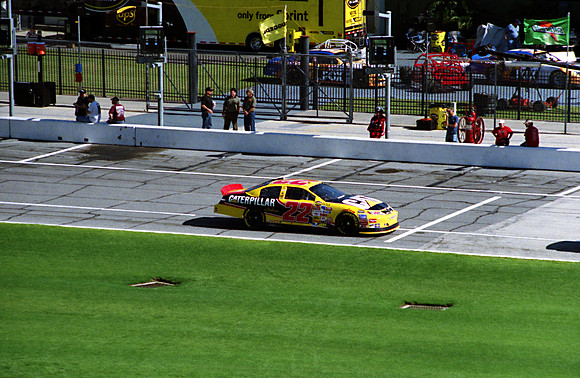 NASCAR Dave Blaney 22 Caterpillar Toyota Camry qualifying 2007 Daytona 500